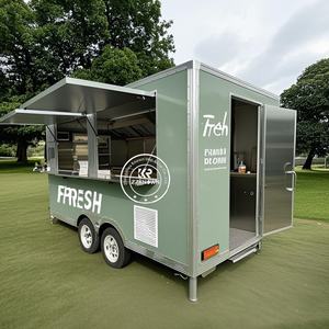 รถขายอาหารเคลื่อนที่เคลื่อนที่ได้รถขายอาหารไอศกรีมรถขายอาหารแฟชั่นใหม่ - Product Image 3