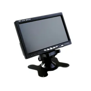 7 Inch Monitor Car Security Monitor VGA Output Port Support 8-36v Voltage