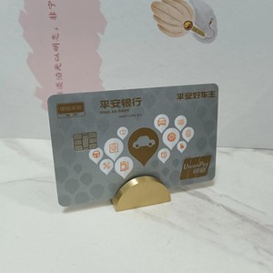 Porte-cartes semi-circulaire en laiton, 30mm x 15mm x 12mm, pour affichage sur table, cartes de visite, notes, étiquettes de prix - Product Image 4