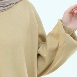 Ensemble Abaya 2 Pièces Modeste pour Femme Musulmane, Haut et Jupe en Tricot, Vêtements Islamiques Hiver-Printemps, Ensemble Coordonné - Product Image 5
