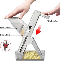 2022 Hot Koop Verse Voedsel Container Keukengereedschap Multifunctionele Slicer Handleiding Voedsel Fruit Groente Chopper Cutter