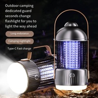 Lámpara para matar mosquitos 2026, repelente de mosquitos de descarga eléctrica para el hogar, lámpara para acampar en interiores y exteriores, repelente de mosquitos y moscas