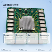 Fabricant de circuits imprimés haute fréquence pour optiques co-étiquetées CPO - Carte multicouche pour moteur optique, PCBA personnalisé avec finition ENEPIG