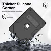 Étui de protection antichoc en silicone TPU pour iPad 10e génération 10,9 pouces avec support et protection airbag
