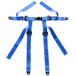 럭셔리카 로고 안전 하네스 레이싱 4 점 스틸 폴리에스터 ABS 안전 벨트 편안한 3 점 타입 - Product Image 4