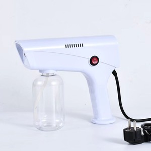 Pistolet à vapeur nano pour cheveux, sécheuse ionique électrique avec pulvérisation thermique, prise européenne, américaine, britannique, 220V 110V - Product Image 1