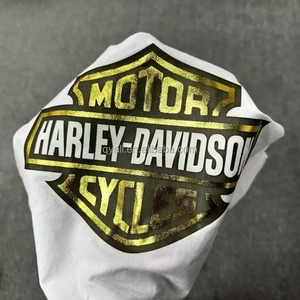 DIY Ropa Decoración oro Transferencia de Calor impresión <span class=keywords><strong>tatuaje</strong></span> estilo hierro moda transferencias DTF brillante pantalla impresa impermeable - Product Image 3