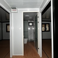 Prix bon marché 20 pieds 40 pieds Portable détachable pliable détachable Maison de couchage préfabriquée avec 2 chambres et salle de bains