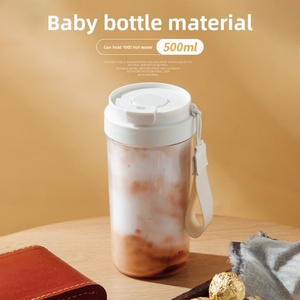 Tritan Straw Type Large Capacity Leak-Proof Portable Water <b>Bottle</b> Coffee Mug Outdoor Sports Hydration <b>Flask</b> Car-Mounted - Product Image 3