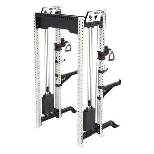 スチール製総合トレーニングラック 小型バードガントリーラック スクワットラック 家庭用多機能スミス レッグプレス バーベル収納 - Product Image 5