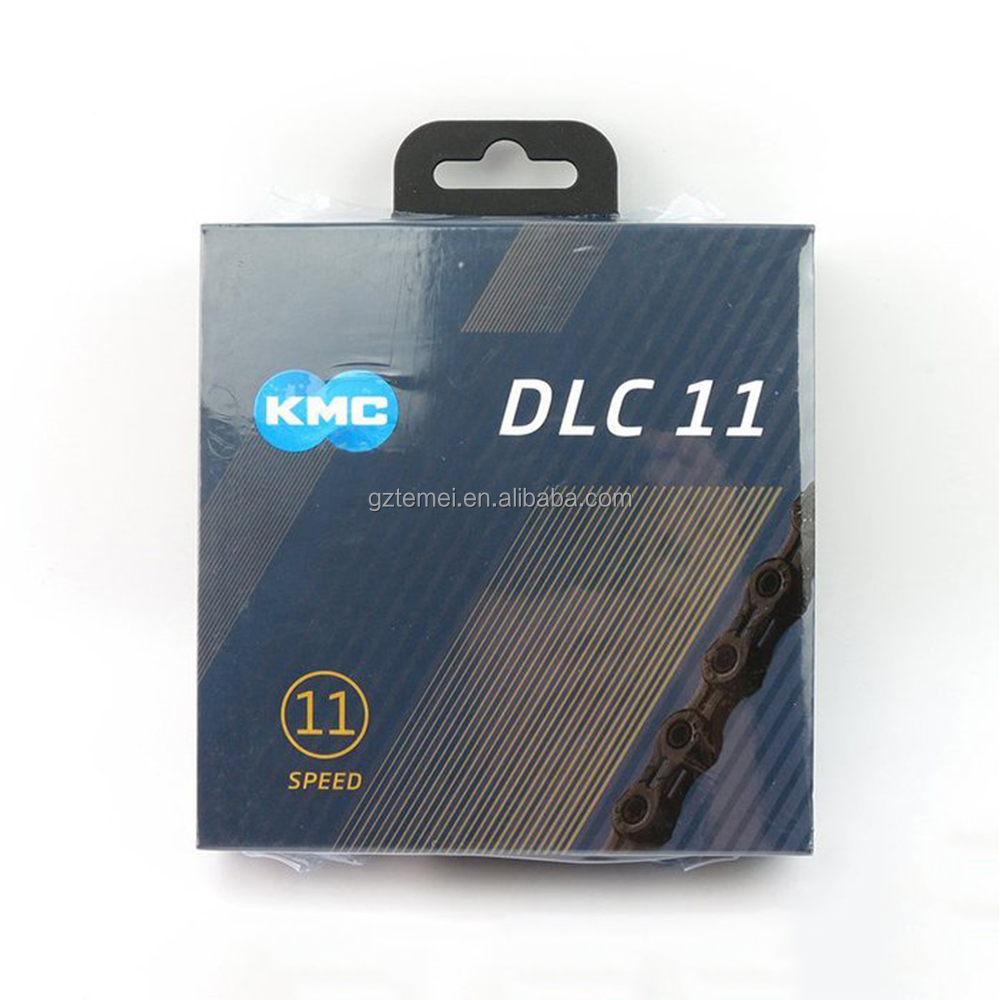 Велосипедная цепь KMC X11SL DLC, 11 скоростей, велосипедные алмазные цепи, ультралегкие черные 118 звеньев, горные велосипедные цепи для Shimano Sram