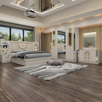 Ensemble de lit King Size en bois au design moderne, vente en gros, pas cher, appartement, rangement, finition laquée, Queen Full, meubles de chambre à coucher