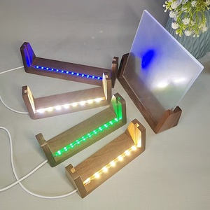 Panneaux <span class=keywords><strong>photo</strong></span> double en <span class=keywords><strong>plexiglas</strong></span> Offre Spéciale avec base LED Bande lumineuse LED rechargeable - Product Image 1