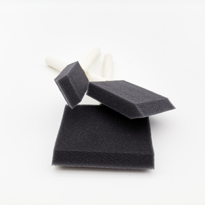 Master D11046 cepillos de limpieza de esquina cepillo de espuma 1 '', 2'', 3 '', 4'' con mango de madera - Product Image 6