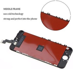 Kit de remplacement d'écran tactile LCD Boston pour <span class=keywords><strong>SE</strong></span>, garantie 1 an, comprend des outils de réparation, verre trempé (noir) - Product Image 5