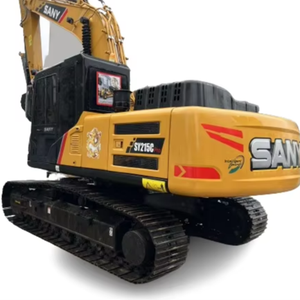 Excavadora de orugas SANY SY215C usada, modelo 2018, peso operativo de 13 toneladas, 73kw, calidad eléctrica garantizada con motor central - Product Image 1