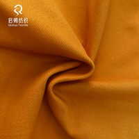 Tela elástica de Spandex de algodón de 400gsm tejida de alta calidad para abrigos gruesos, sudaderas y pantalones