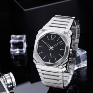 럭셔리 쿼츠 시계 스테인리스 스틸 백 1ATM 방수 쿼츠 시계 제네바 일본 무브먼트 독특한 고품질 시계 - Product Image 3