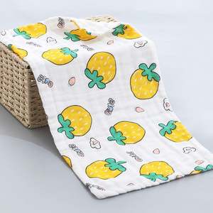 100% Cotton Baby <b>Bath</b> <b>Towel</b> Boys and Girls Square Swaddle for Newborns Woven Gauze Washcloth for Home Bathroom Use - Product Image 2