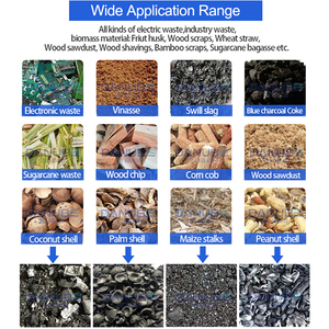 Eco-Friendly Continuous Coconut Shell Carbonization Equipment Coconut Shell <b>Rotary</b> Carbonization Furnace - Product Image 5