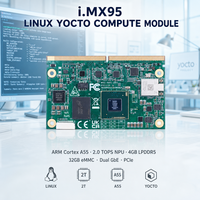 Module système embarqué Linux Yocto ARM Cortex A55 2.0 TOPS NPU 4 Go LPDDR5 32 Go EMMC Double Gigabit PCIe I.MX95 SMARC