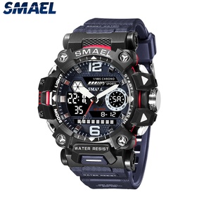 Montres SMAEL 8072 pour hommes, montres numériques à LED, analogiques, de marque haut de gamme, montres à quartz de luxe pour hommes, étanches, résistantes aux chocs, Reloj Digital - Product Image 5