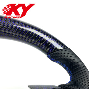 Volant de voiture pour Lexus IS Is250 Is350 ES ES300 G SG S350 CT200 RC NX, volant sport en fibre de carbone tissée violette - Product Image 2