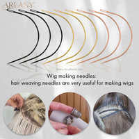 Aiguilles à tisser de type C, aiguilles courbes pour la couture, aiguilles à tisser pour extensions de cheveux, outils pour extensions de cheveux de salon