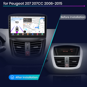 <span class=keywords><strong>Autoradio</strong></span> Voiture Android Junsun avec Puce Qualcomm pour Peugeot <span class=keywords><strong>207</strong></span> 2006-2015, Stéréo 8 Cœurs Apple CarPlay, Caméra 360, 1.8 GHz DSP - Product Image 2