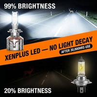 Kit de conversion de phares LED Xenplus Retrofit Upgrade F160 haute puissance 320W 30000LM 6000K H4 H7 H11 9005 Plug and Play pour voiture