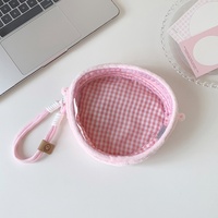 Sac de rangement transparent 3D Kpop Cartoon Fruit pour bébé et étudiant, sac de voyage extérieur mignon en peluche, porte-clés