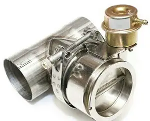 Exhaust Cutout Valve with T pipe in Exhaust System For Automobile