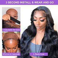 Perruques en cheveux humains prédécoupées, sans colle, prêtes à porter, 30 pouces, pré-épilées, avec dentelle HD complète 9x6 5x5 sans colle