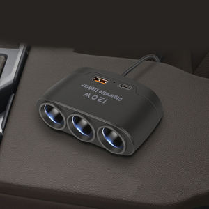 Adaptador de Carga para Coche 3 en 1, Encendedor de Cigarrillos, Enchufe de Voltaje, Cable de Alimentación, Conector Macho a Hembra para Encendedor de Cigarrillos - Product Image 2