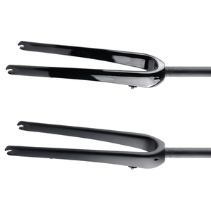 Fourches de vélo de route en gravier 700C, droites, coniques, entièrement en fibre de carbone, <span class=keywords><strong>cyclocross</strong></span>, débattement plat, frein à <span class=keywords><strong>disque</strong></span> QR, fourches avant - Product Image 5