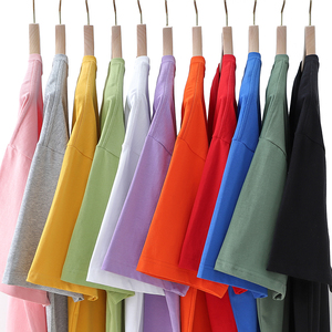 T-shirt décontracté unisexe CY240, coupe ample, 100% coton, poids lourd, surdimensionné, imprimé à l'écran, uni, manches courtes, respirant - Product Image 3