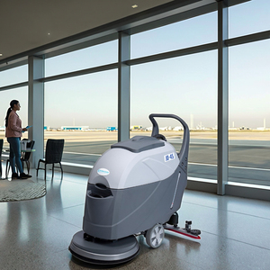 Nettoyeur de sol électrique multifonctionnel pour carrelage céramique, à conducteur marchant, pour usage industriel - Product Image 1