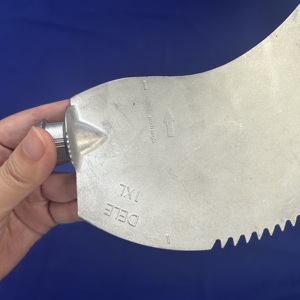 <strong>Wholesale</strong> OEM Strong 1XL <strong>Machete</strong> Shaped Blade Axial Impeller with Serrations for Engine Motor - Product Image 2
