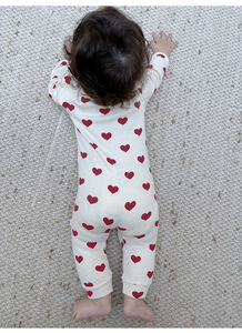 Combinaison Bébé Personnalisée OEM ODM pour Nouveau-né, Fille et Garçon, Manches Longues, en Mélange de Bambou Écologique et Anti-Bactérien, pour Mois de Naissance Variés - Product Image 6