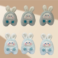 Porte-clés de machine à griffes de lapin de 4 pouces en coton à faible quantité minimale de commande Prix multi-style