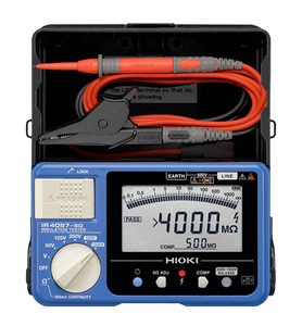 Hioki IR4059 Insulation Tester III 600V High Accuracy IP65 Protection Resistance Measuring Device with 1 Year Warranty - Product Image 1