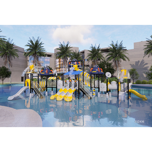Ensemble toboggans et balançoire d'extérieur pour enfants nouvel arrivé ensemble <span class=keywords><strong>de</strong></span> jeux d'extérieur en gros aire <span class=keywords><strong>de</strong></span> jeux commerciale - Product Image 5