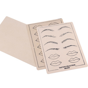 Peaux d'entraînement pour tatouage Yuanyun 15x20cm, feuilles d'entraînement pour sourcils pour la pratique du maquillage permanent - Product Image 5