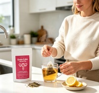Tisane bien-être EndoCalm pour femmes, mélange d'herbes, en vrac, thé en sachets, qualité supérieure, 84g