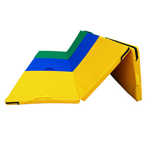 Tapis d'exercice épais pliant triple avec poignées de transport pour Tumbling MMA Arts martiaux gymnastique étirements entraînements de base - Product Image 3