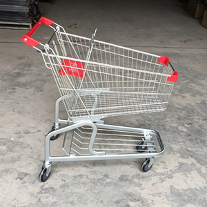 Carrito de Compras de Gran Capacidad de 340L, con Ruedas Silenciosas y Resistentes, para Supermercados, Uso Comercial y Mayorista - Product Image 4