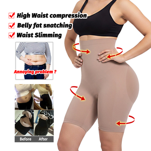 <span class=keywords><strong>Faja</strong></span> Moldeadora de Cintura Alta Sin Costuras <span class=keywords><strong>para</strong></span> Control de Abdomen y Realce de Cadera y Glúteos, Tipo <span class=keywords><strong>Boxer</strong></span>, Pantalón Corto de Ropa Interior <span class=keywords><strong>para</strong></span> <span class=keywords><strong>Mujer</strong></span> - Product Image 4