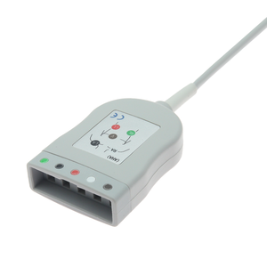 Cable de ECG de 5 Derivaciones Compatible con Philllippsss Agilent 50XM, Cable de ECG HeartStart MRx para Uso Hospitalario - Product Image 2