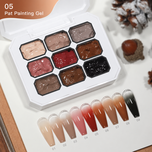 Esmalte de Uñas en Gel UV de Alta Densidad OEM/ODM, Sin LED, No Tóxico, <span class=keywords><strong>Base</strong></span> Acuosa, <span class=keywords><strong>9</strong></span> Colores Brillantes, Diseño de Lujo Francés, Botella para Arte de Uñas DIY - Product Image 5