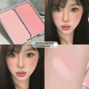 <span class=keywords><strong>Paleta</strong></span> de Rubor de Larga Duración, Maquillaje de Marca Privada, Polvo Mate <span class=keywords><strong>Iluminador</strong></span>, Productos Cosméticos de Belleza, Rubor Natural - Product Image 3